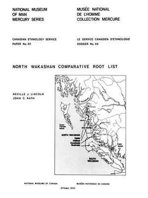cover image of North Wakashan comparative root list